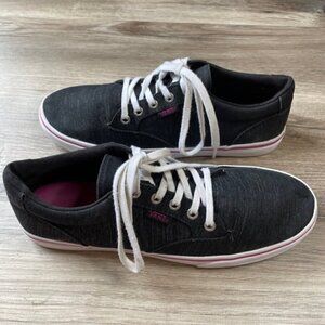 VANS Off the Wall Heather Gray Low Top Sneakers - Women's Size 6.5